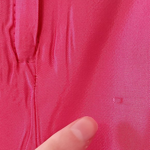 SALE Pink strapless gown dress 7/8 gold beading - Picture 5 of 10